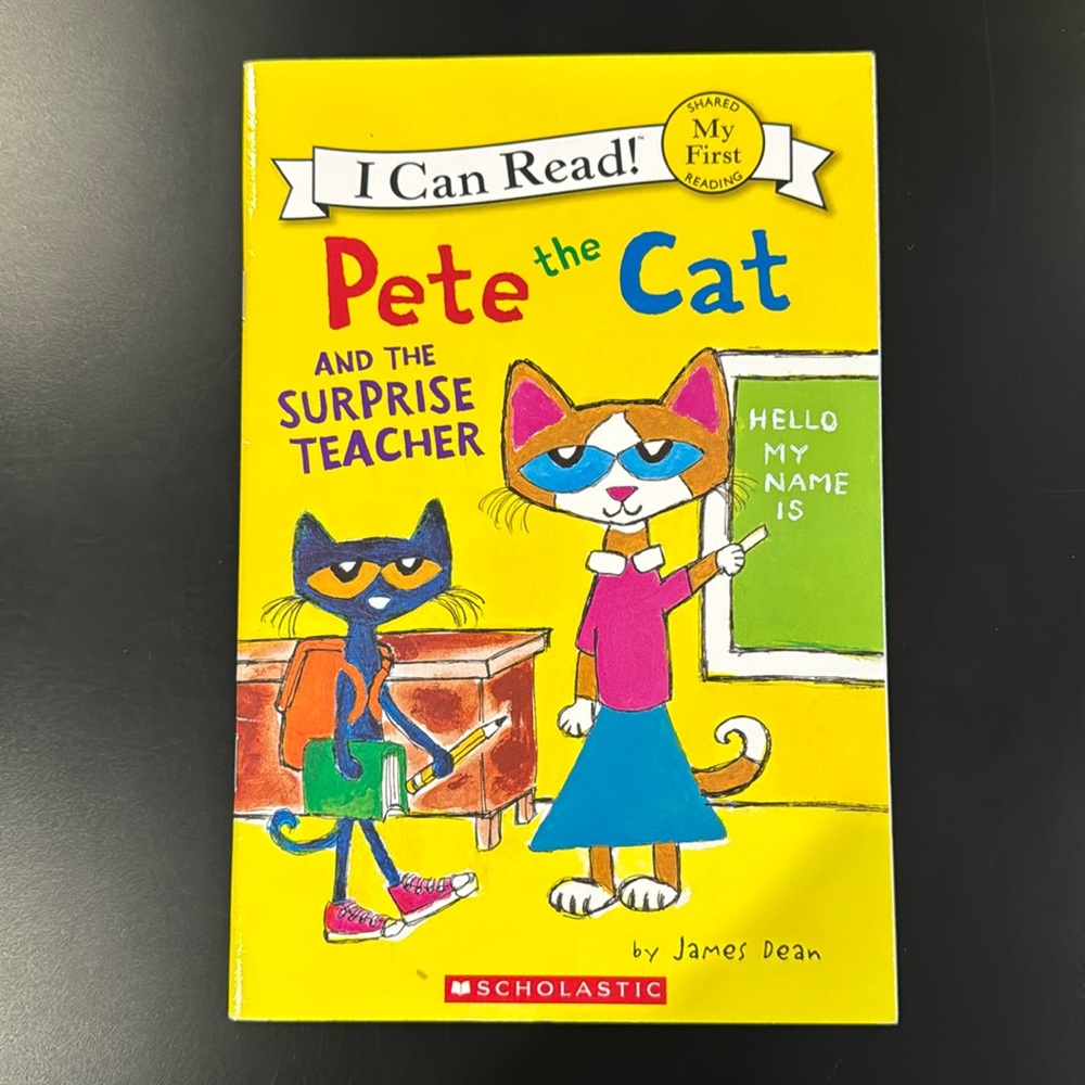 Pete the Cat and the Surprise Teacher - An I Can Read Softcover Children’s Book